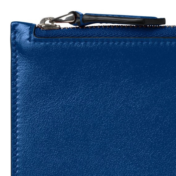 Porta-Cartões com fecho Montblanc MEISTERISTÜCK Azul Escuro | Ref. 238.130453