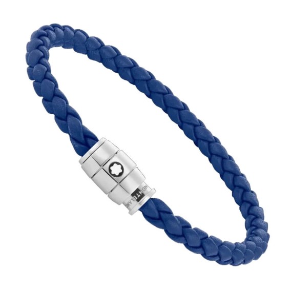Pulseira de Homem com Anéis Montblanc 60mm Azul | Ref. 238.130898