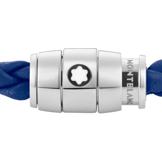 Pulseira de Homem com Anéis Montblanc 60mm Azul | Ref. 238.130898
