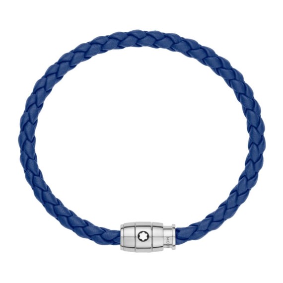 Pulseira de Homem com Anéis Montblanc 60mm Azul | Ref. 238.130898