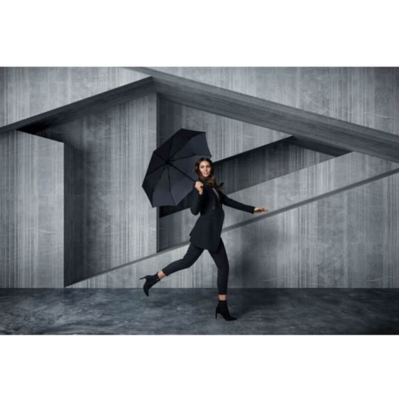 Guarda-Chuva Knrips Dobrável A.200 Médio Duomatic Dark Grey | Ref. 300.9572010800