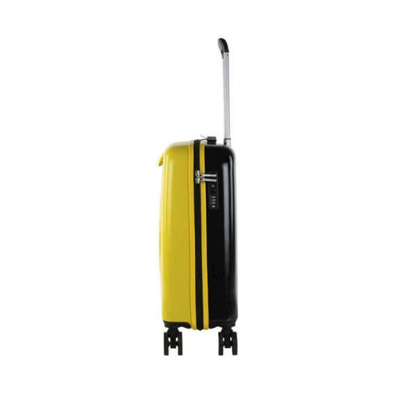Mala de Cabine / Trolley 55cm 4 Rodas Smiley Originals Amarelo/Preto | Ref. 237.18015002 Mala de Cabine / Trolley 55cm 4 Rodas Smiley Originals Amarelo/Preto | Ref. 237.18015002