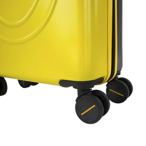 Mala de Cabine / Trolley 55cm 4 Rodas Smiley Originals Amarelo/Preto | Ref. 237.18015002 Mala de Cabine / Trolley 55cm 4 Rodas Smiley Originals Amarelo/Preto | Ref. 237.18015002