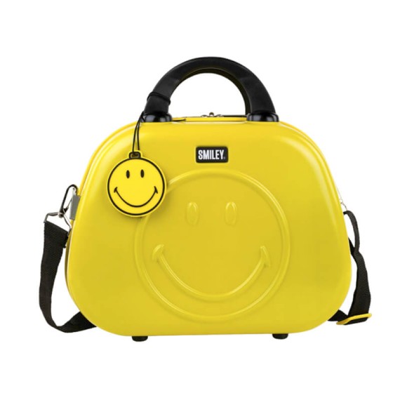 Necessaire Smiley Originals Amarelo/Preto | Ref. 237.18013502