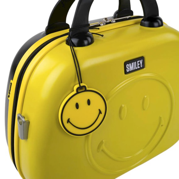 Necessaire Smiley Originals Amarelo/Preto | Ref. 237.18013502