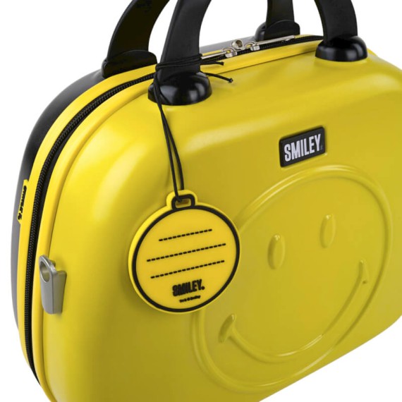 Necessaire Smiley Originals Amarelo/Preto | Ref. 237.18013502