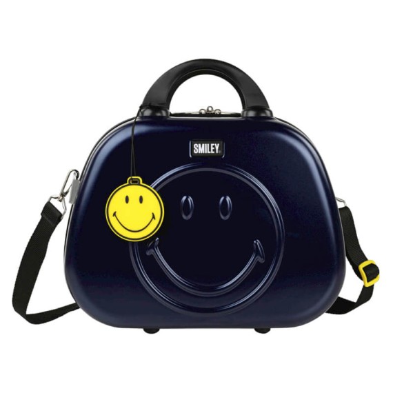 Necessaire Smiley Originals Azul/Preto | Ref. 237.18013501