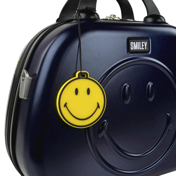 Necessaire Smiley Originals Azul/Preto | Ref. 237.18013501