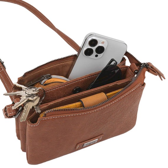 Bolsa de Senhora para Tiracolo Lois KEITH Conhaque | Ref. 237.31741502