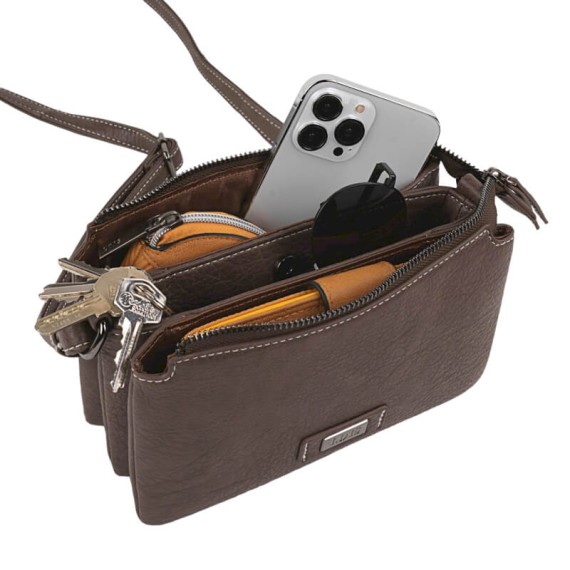 Bolsa de Senhora para Tiracolo Lois KEITH Taupé | Ref. 237.31741503