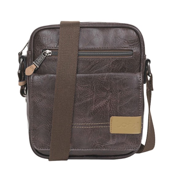 Bolsa de Tiracolo c/ Pala Lois WARREN Castanha | Ref. 237.31732102