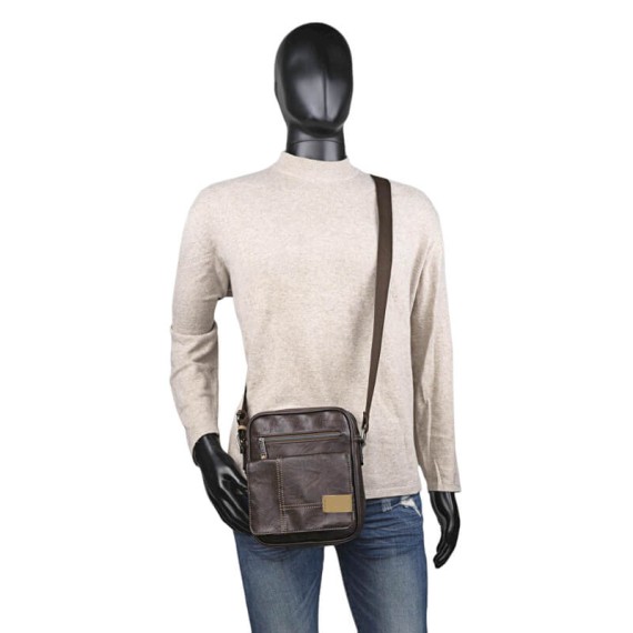 Bolsa de Tiracolo c/ Pala Lois WARREN Castanha | Ref. 237.31732102