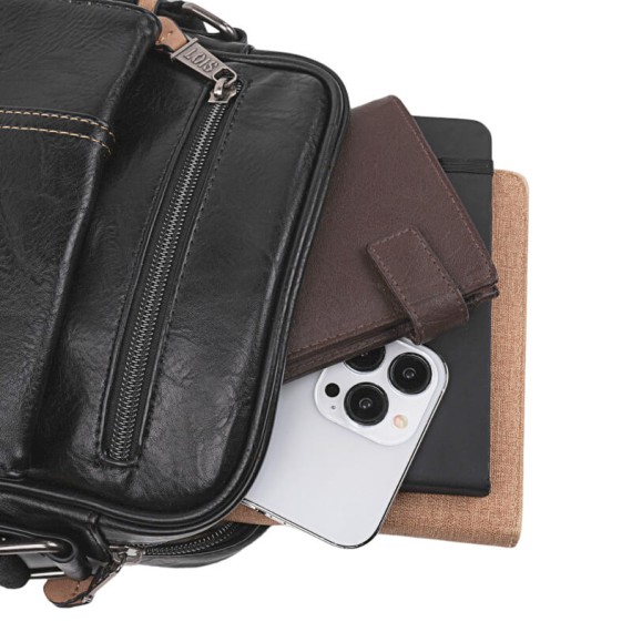 Bolsa de Tiracolo c/ Pala Lois WARREN Preta | Ref. 237.31732101