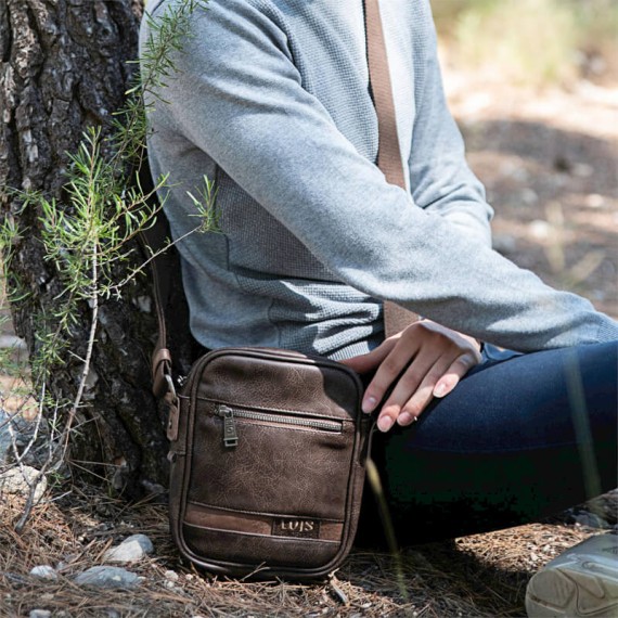 Bolsa de Tiracolo para Homem Lois GRANT Castanha | Ref. 237.31021602