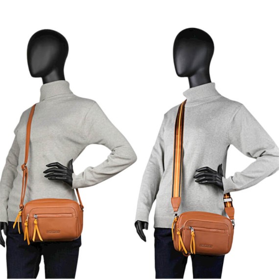 Mala de Tiracolo para Senhora Lois CRANDELL Castanha | Ref. 237.31628602