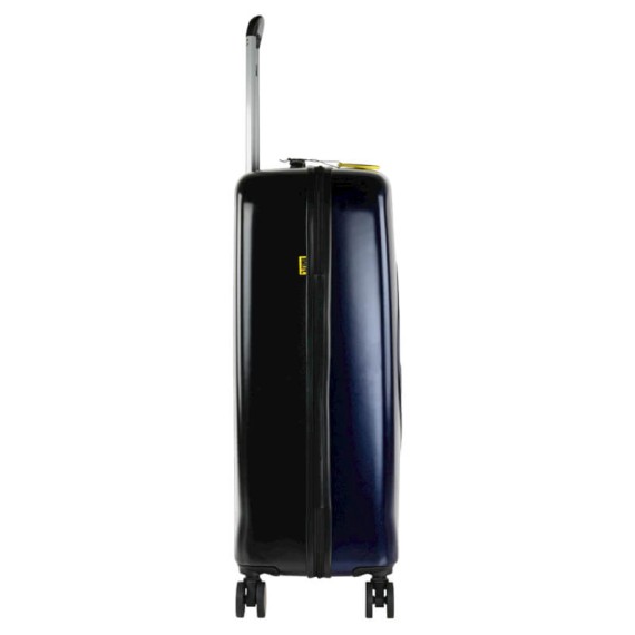Mala de Viagem / Trolley Grande 78cm 4 Rodas Smiley Originals Azul/Preto | Ref. 237.18017001