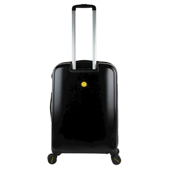 Mala de Viagem / Trolley Médio 68cm 4 Rodas Smiley Originals Branco/Preto | Ref. 237.18016003 Mala de Viagem / Trolley Médio 68cm 4 Rodas Smiley Originals Branco/Preto | Ref. 237.18016003