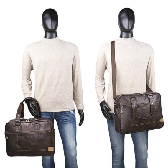 Pasta para Portátil 15.6” Lois WARREN Castanha | Ref. 237.31734002