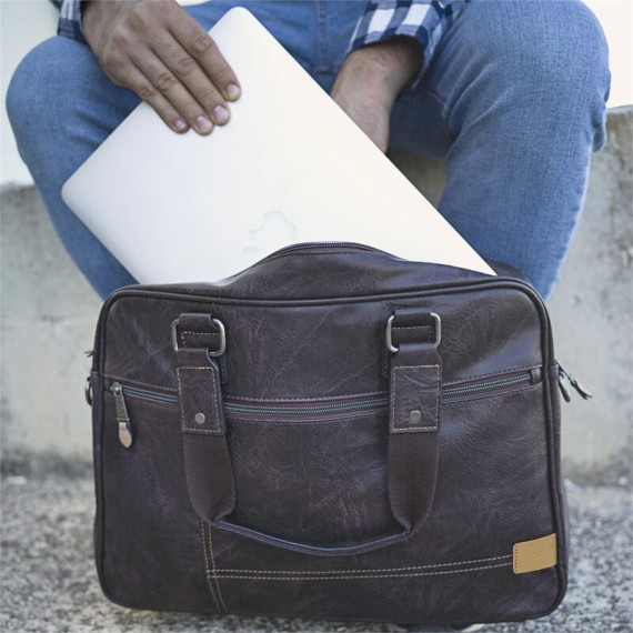 Pasta para Portátil 15.6” Lois WARREN Castanha | Ref. 237.31734002