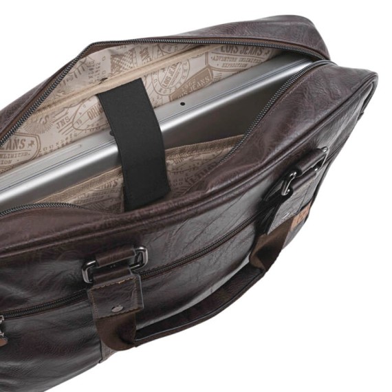 Pasta para Portátil 15.6” Lois WARREN Castanha | Ref. 237.31734002