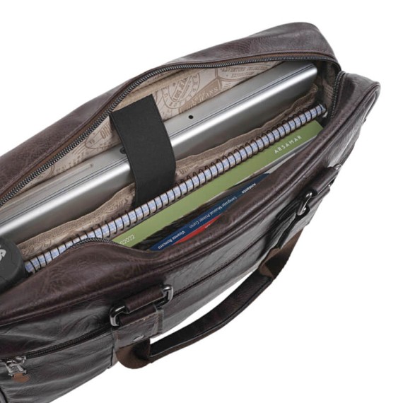 Pasta para Portátil 15.6” Lois WARREN Castanha | Ref. 237.31734002