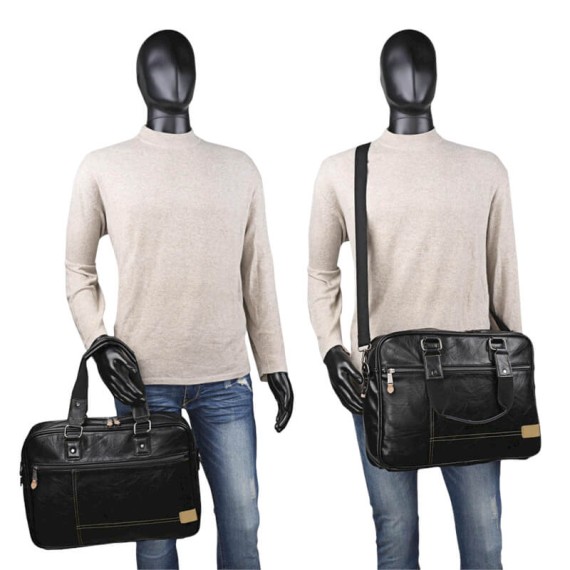 Pasta para Portátil 15.6” Lois WARREN Preta | Ref. 237.31734001