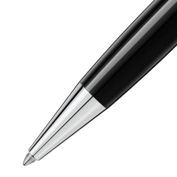 Ballpoint Montblanc Meisterstück Revestida de Platina Preta | Ref. 238.132446