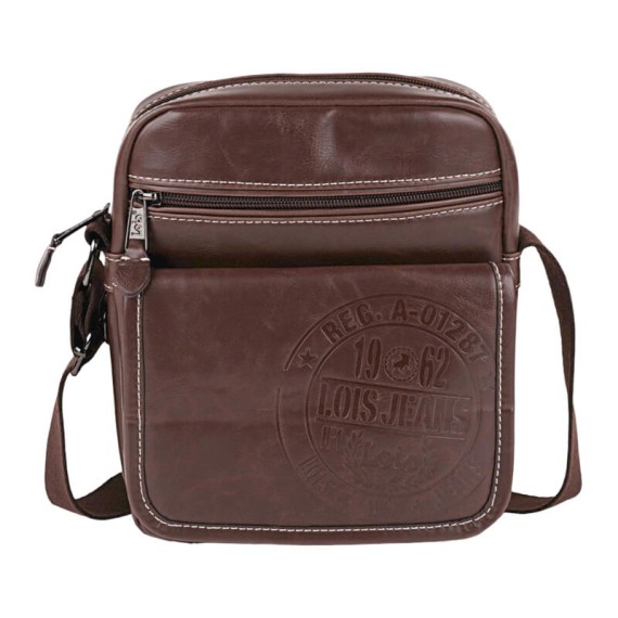 Bolsa de Tiracolo c/ Bolso Frontal Lois DESERT Castanha | Ref. 237.4022001