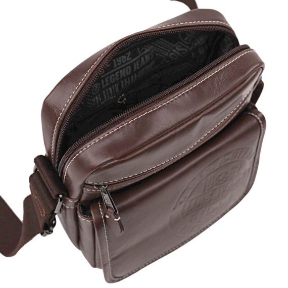 Bolsa de Tiracolo c/ Bolso Frontal Lois DESERT Castanha | Ref. 237.4022001