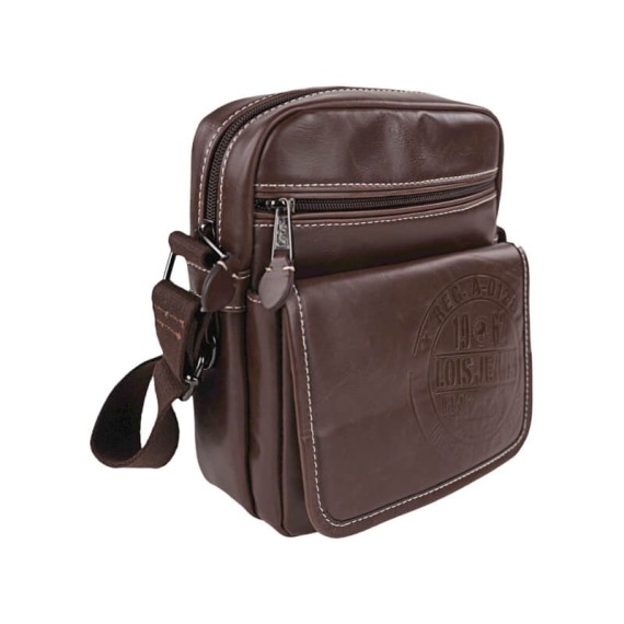 Bolsa de Tiracolo c/ Bolso Frontal Lois DESERT Castanha | Ref. 237.4022001