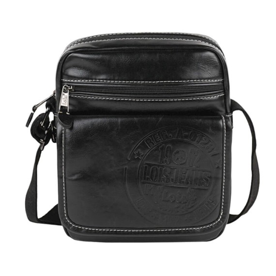 Bolsa de Tiracolo c/ Bolso Frontal Lois DESERT Preta | Ref. 237.4022002