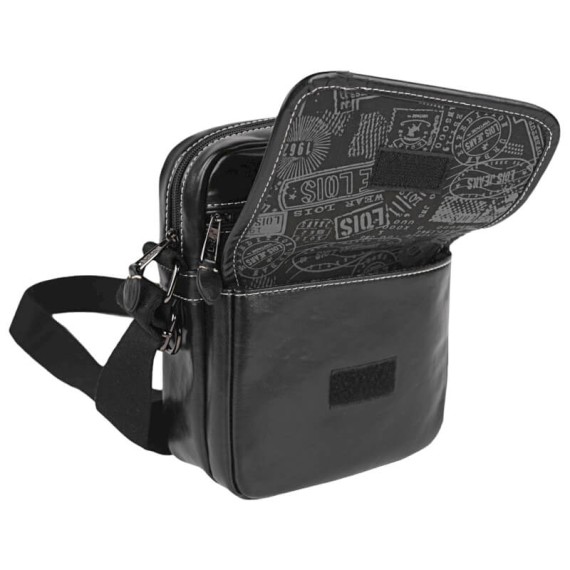 Bolsa de Tiracolo c/ Bolso Frontal Lois DESERT Preta | Ref. 237.4022002