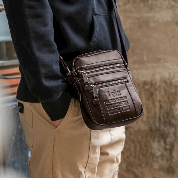 Bolsa de Tiracolo Porta Tablet Lois ALVORD Castanha | Ref. 237.32032602