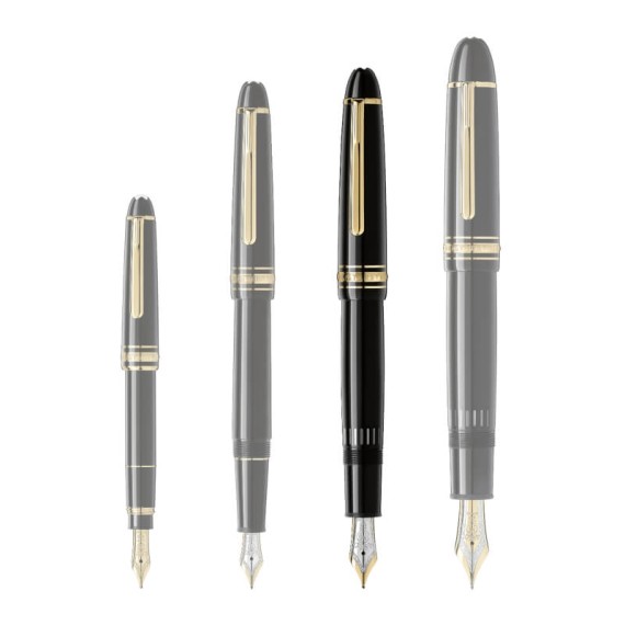 Caneta-tinteiro MONTBLANC (M) Meisterstück Revestida Ouro LeGrand Preta | Ref. 238.132460