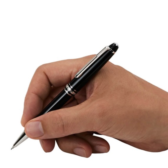 Lapiseira Montblanc Meisterstück Revestida de Platina 0,5 mm Preta | Ref. 238.132447