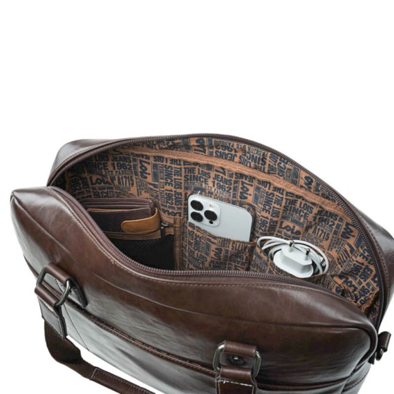 Pasta para Portátil 15.6” Lois ALVORD Castanha | Ref. 237.32034002