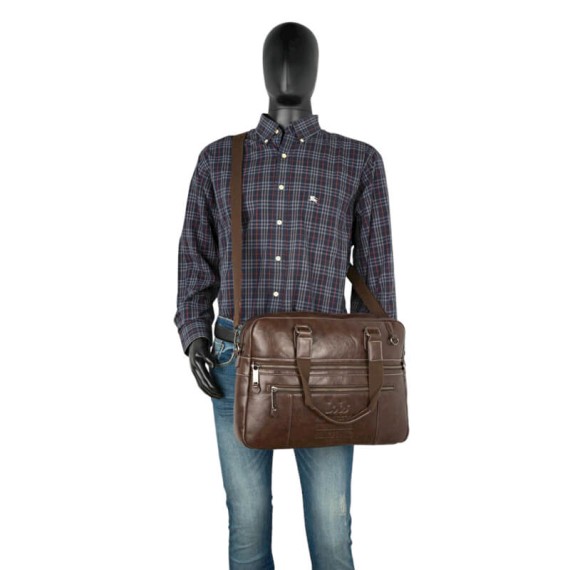 Pasta para Portátil 15.6” Lois ALVORD Castanha | Ref. 237.32034002