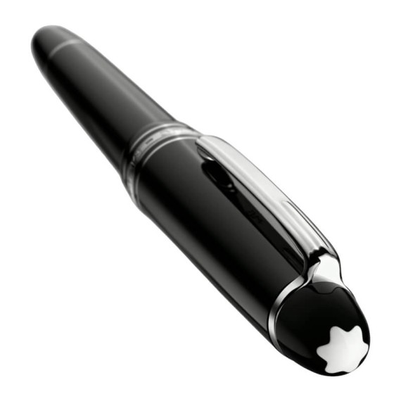 Rollerball Montblanc Meisterstück Revestida de Platina Preta | Ref. 238.132445 Rollerball Montblanc Meisterstück Revestida de Platina Preta | Ref. 238.132445