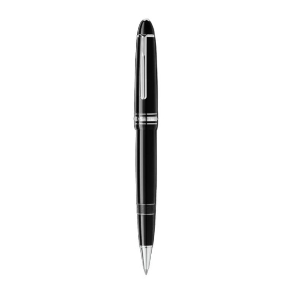 Rollerball MONTBLANC Meisterstück Revestida Platina LeGrand Preta | Ref. 238.132451