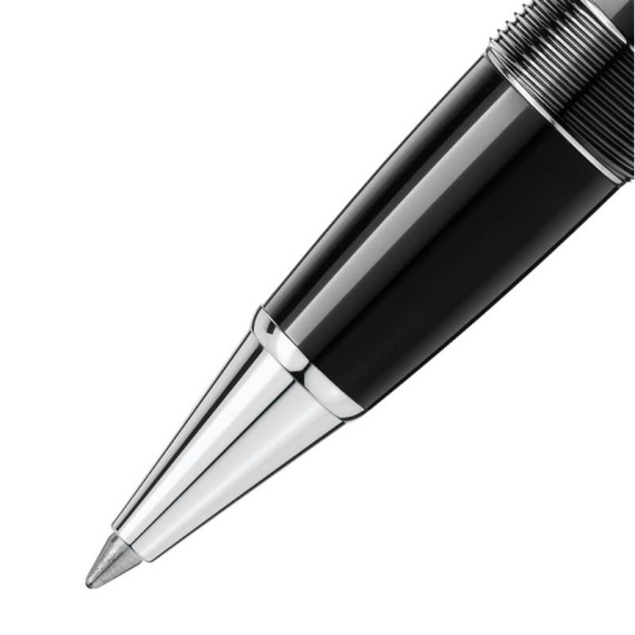 Rollerball MONTBLANC Meisterstück Revestida Platina LeGrand Preta | Ref. 238.132451