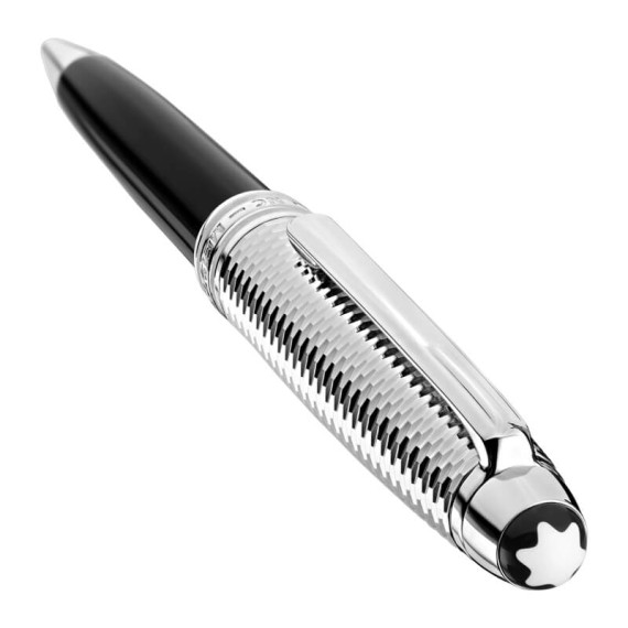 Ballpoint MONTBLANC Meisterstück Classique Doué Geometry Preta | Ref. 238.132503