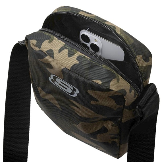 Bolsa de Tiracolo SKECHERS S1218 Camuflado Cinza | Ref. 237.S121802