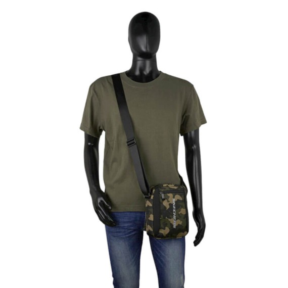 Bolsa de Tiracolo SKECHERS S1218 Camuflado Cinza | Ref. 237.S121802