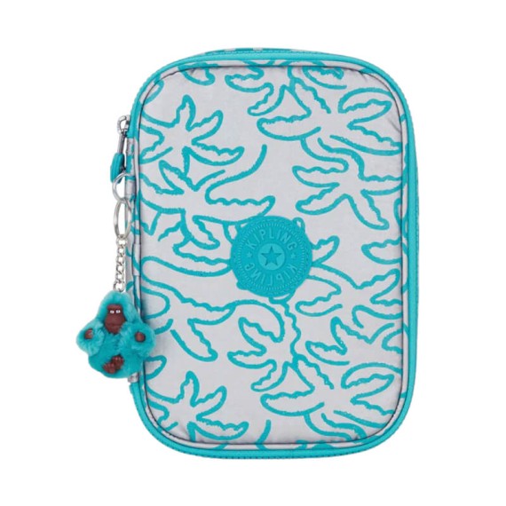 Estojo Escolar Kipling 100 PENS Metallic Palm | Ref. 187.40KI29741PM