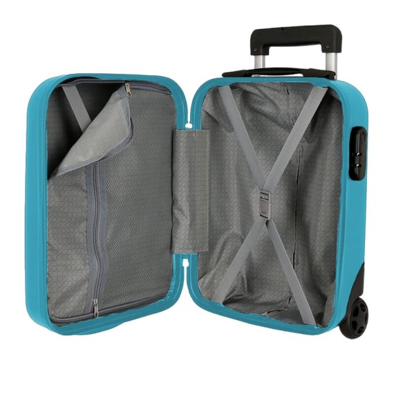 Mala de Cabine / Trolley 40cm 2R Vueling ROLL ROAD Flex Azul Turquesa | Ref. 186.584996A