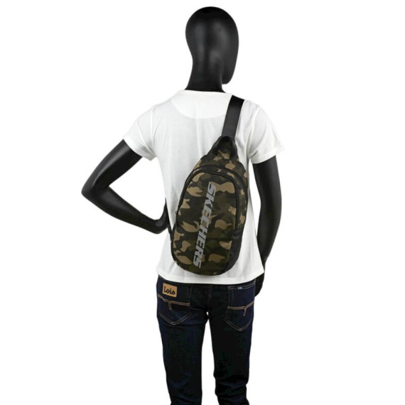 Mochila de Traçar SKECHERS S1219 Camuflado Cinza | Ref. 237.S121902