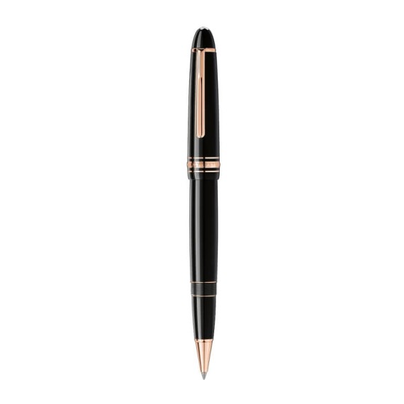 Rollerball MONTBLANC Meisterstück Rose Revestida Ouro LeGrand Preta | Ref. 238.132481