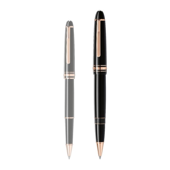 Rollerball MONTBLANC Meisterstück Rose Revestida Ouro LeGrand Preta | Ref. 238.132481 Rollerball MONTBLANC Meisterstück Rose Revestida Ouro LeGrand Preta | Ref. 238.132481