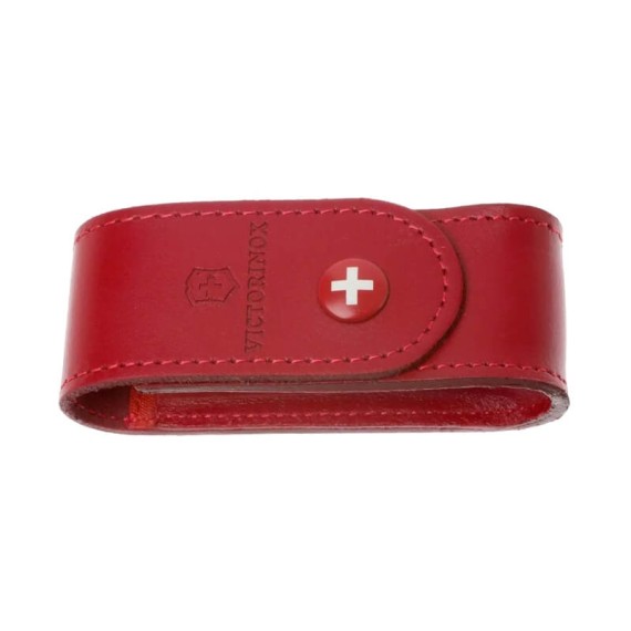 Bolsa para Canivete Pele BCV12 VICTORINOX Vermelha | Ref. 320.40520.1