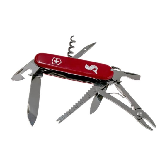 Canivete 91mm VICTORINOX Angler 1.3653.72 Vermelho | Ref. 320.13653.72
